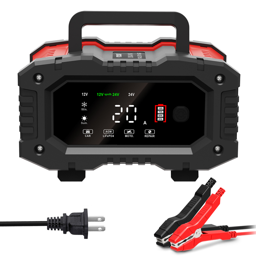 Smart Car Battery Charger 12V 24V 20A - 12V 10A 24V 20A Automatische Auto