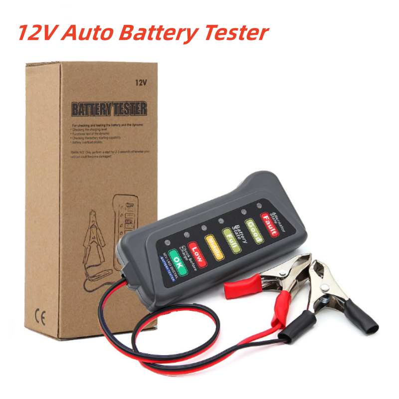 Alternator Tester Digital Diagnostic Tool - Mini 12 V Auto Batterij Tester