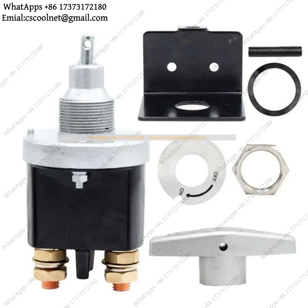 Battery Disconnect Switch Master Cut Off - 12V 500A Batterij-ontkoppelingschakelaar met vergrendelingsplaat, multifunctionele