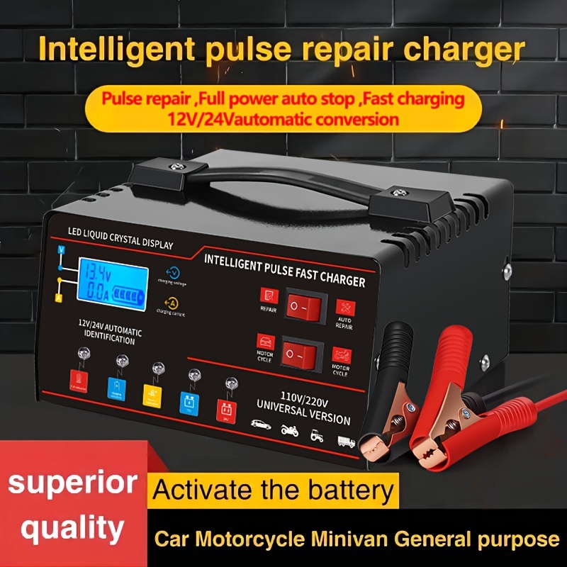 Lead Acid Battery Pulse Repair Desulfator - 3-in-1 12V 24V universele krachtige slimme