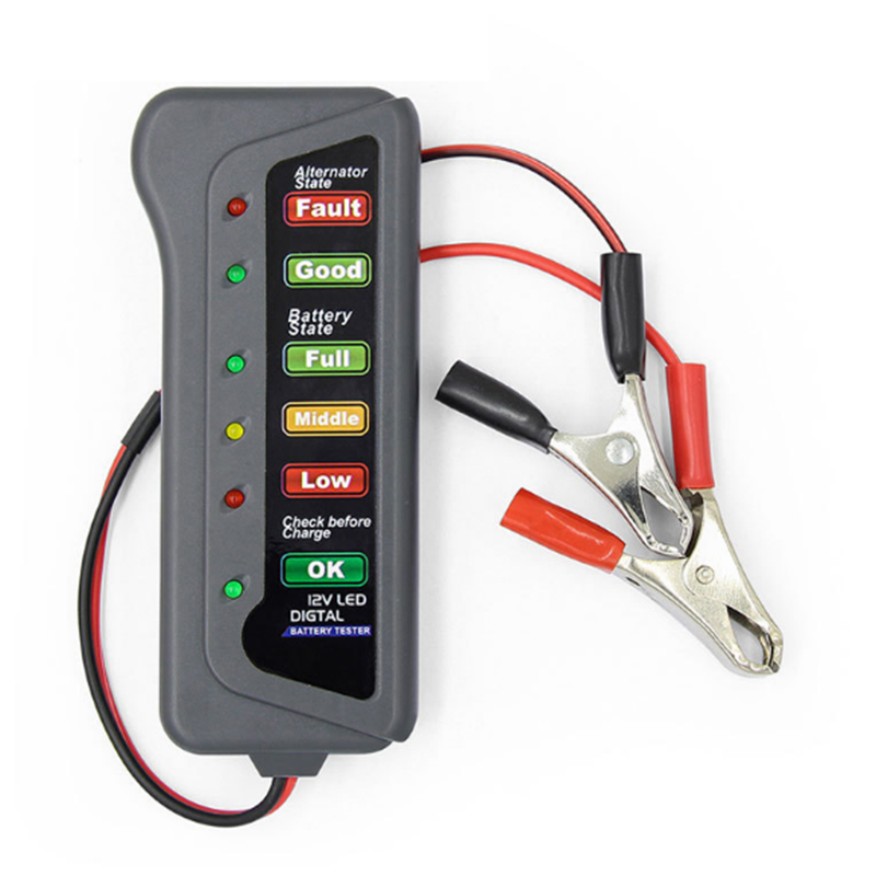Alternator Tester Digital Diagnostic Tool - 12V Auto Batterij Tester Digitale Dynamo