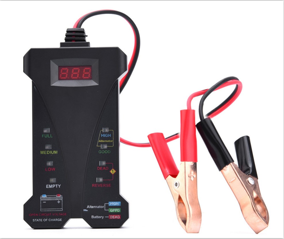Alternator Tester Digital Diagnostic Tool - Hot Koop 12V Smart Auto Led