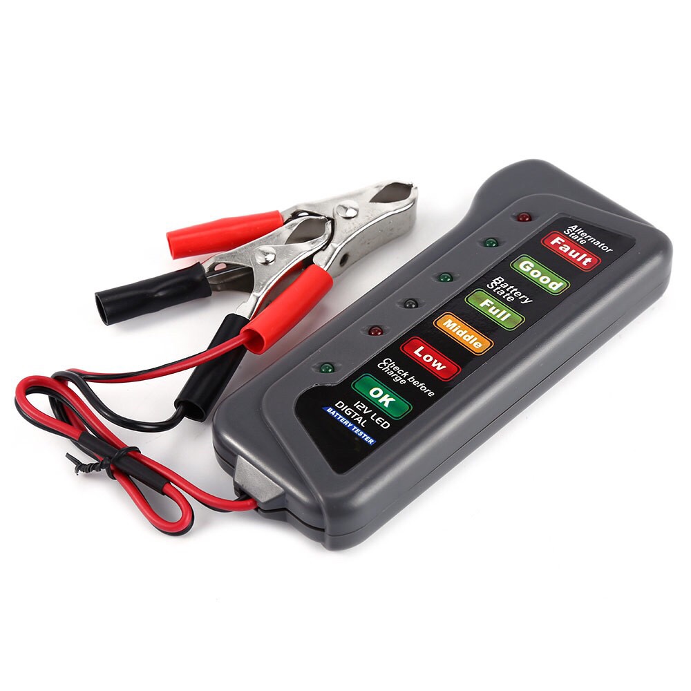 Alternator Tester Digital Diagnostic Tool - 12 V Auto Batterij Tester Digitale