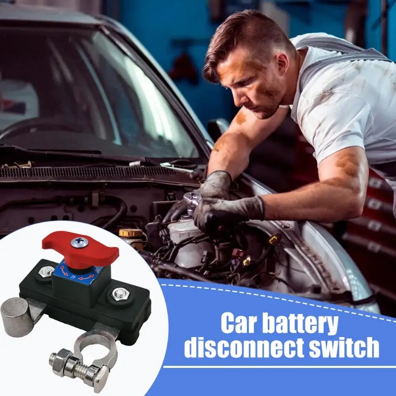 Battery Disconnect Switch Master Cut Off - 12V 24V Dual Voltage Batterij Master
