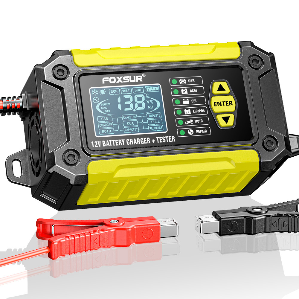 Lifepo4 Battery Charger Smart Automatic - 2 in 1 slimme auto-acculader systeem