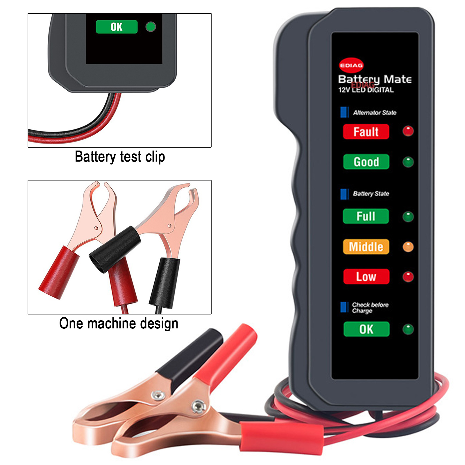 Mini 12 V Auto Batterij Tester - Alternator Tester Digital Diagnostic Tool recensie en prijs
