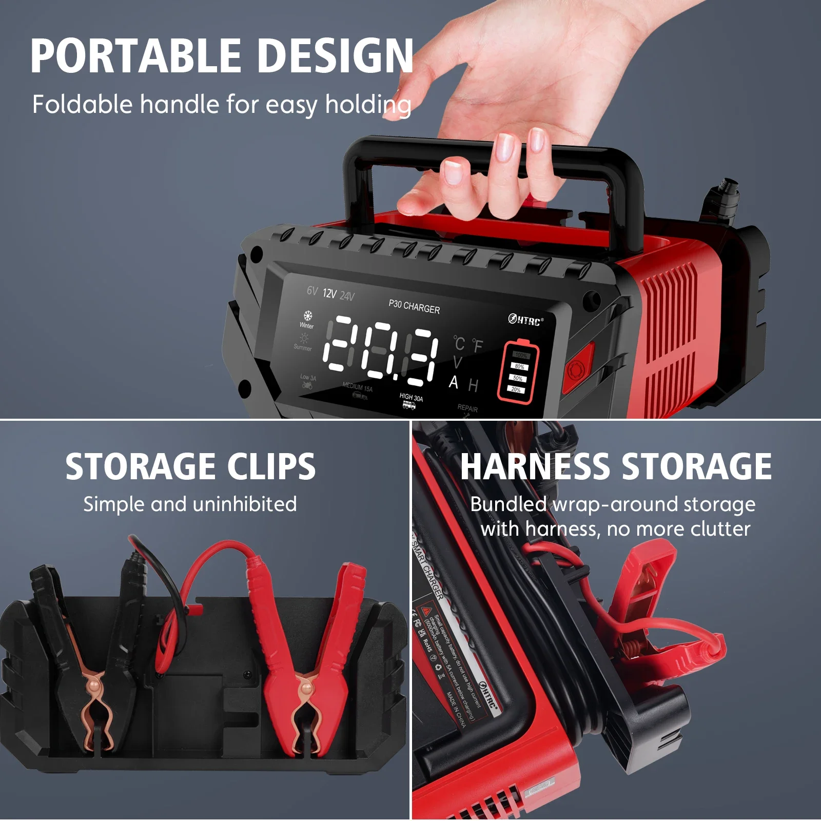 Eafc 30a Volautomatische Slimm - Lifepo4 Battery Charger Smart Automatic recensie en prijs