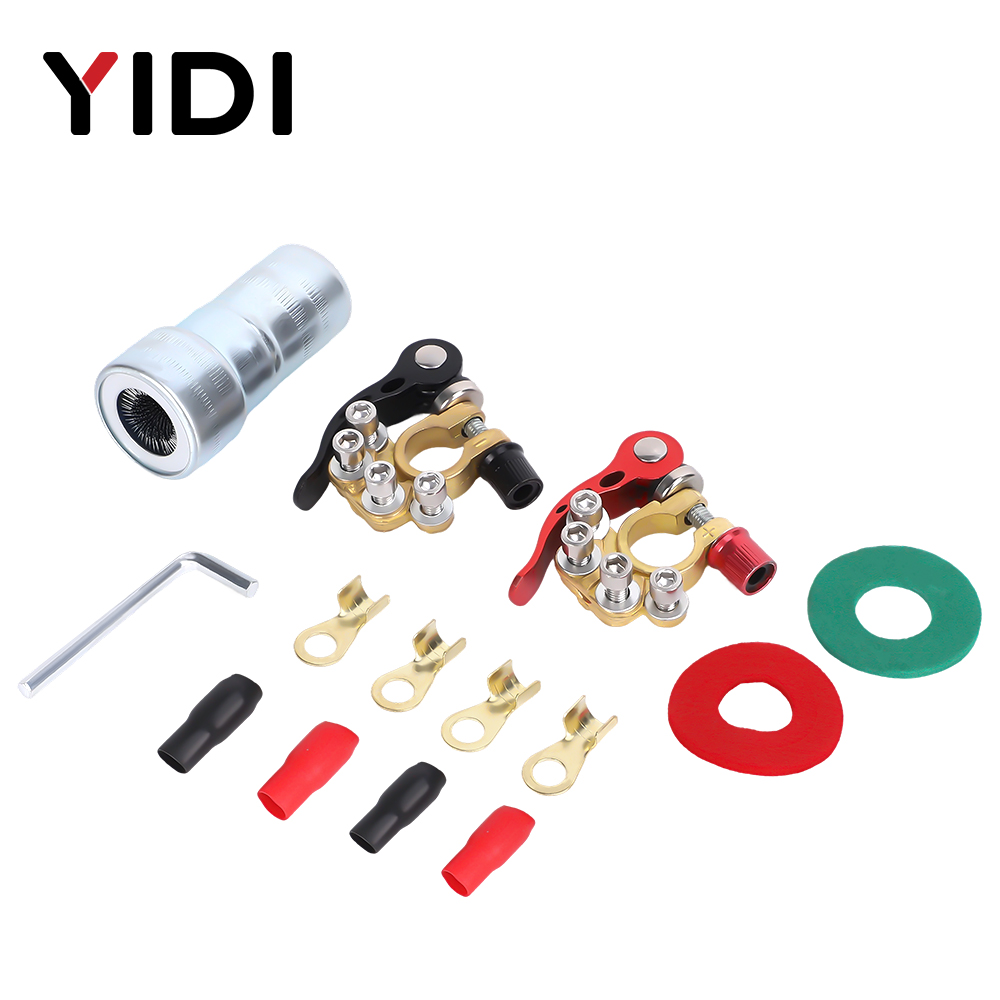 2PCS Auto-accuconnector, snelk - Battery Terminal Clamps Quick Release Brass recensie en prijs