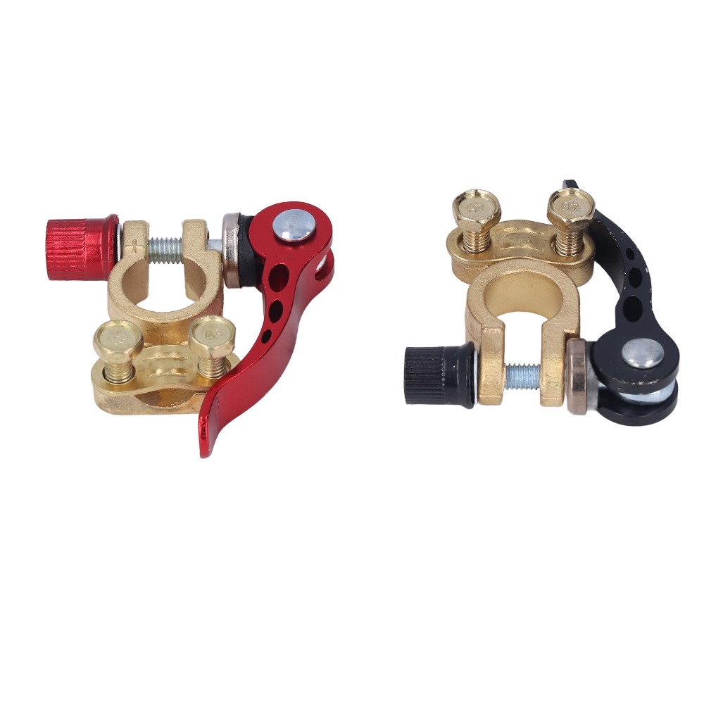 2 stuks snelkoppelingsconnecto - Battery Terminal Clamps Quick Release Brass recensie en prijs