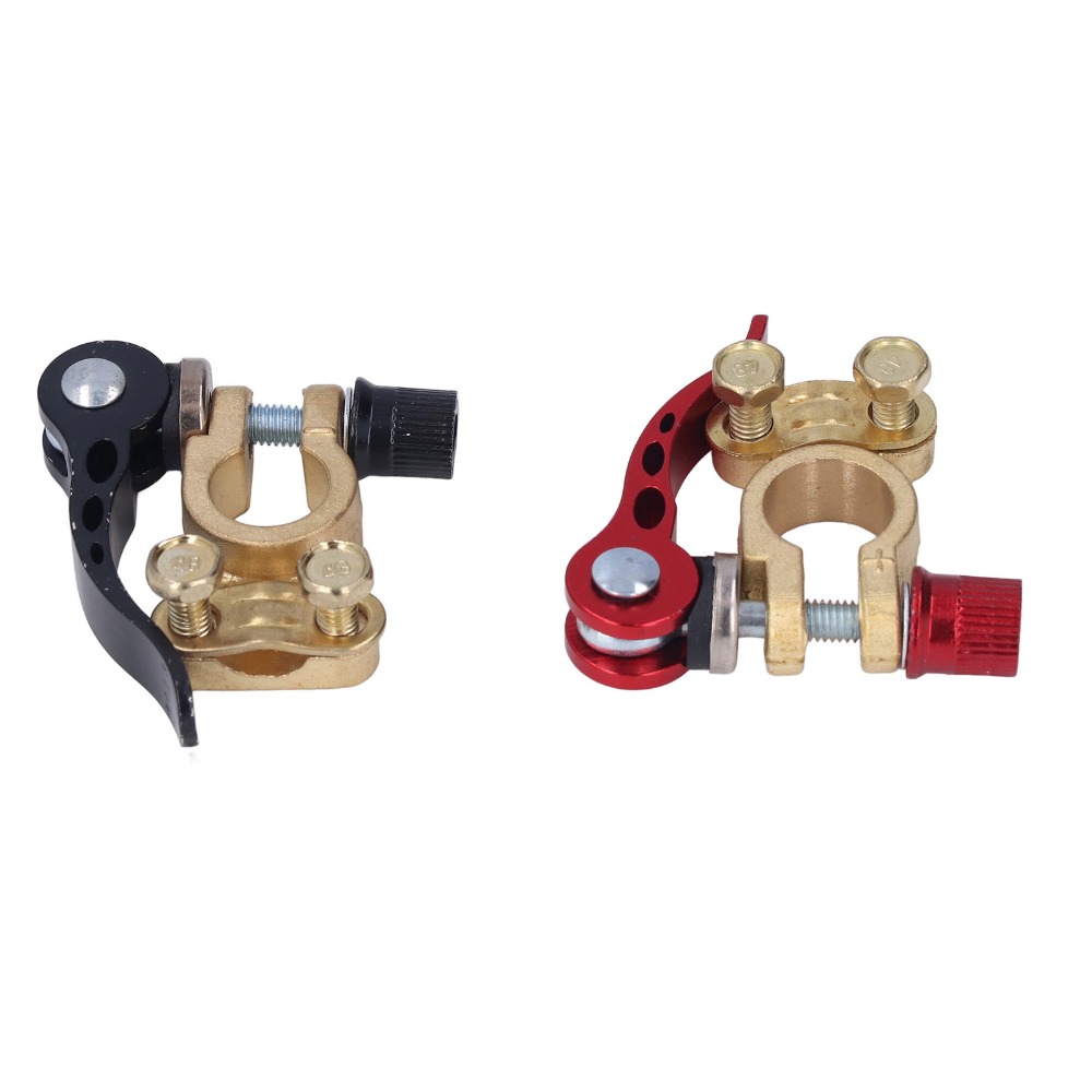 2 stuks snelkoppelingsconnecto - Battery Terminal Clamps Quick Release Brass recensie en prijs