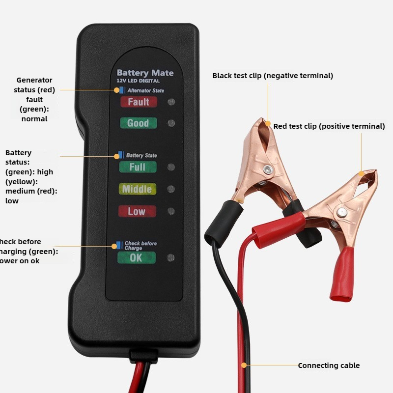 Draagbare Auto Batterij Start  - Alternator Tester Digital Diagnostic Tool recensie en prijs