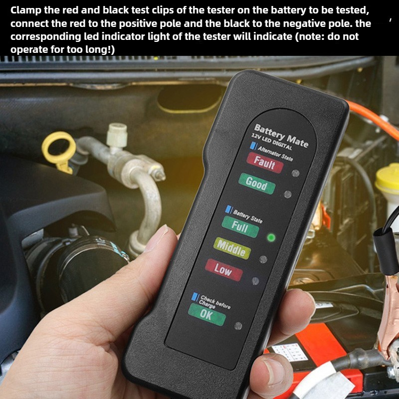 Draagbare Auto Batterij Start  - Alternator Tester Digital Diagnostic Tool recensie en prijs