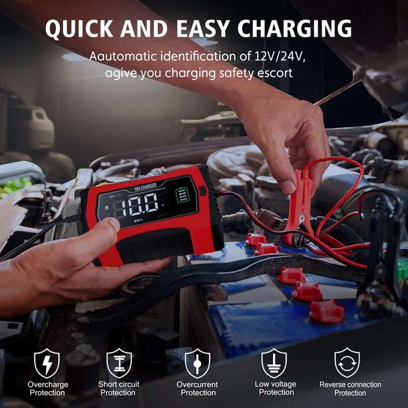 10A Automatisch opladen voor l - Lifepo4 Battery Charger Smart Automatic recensie en prijs