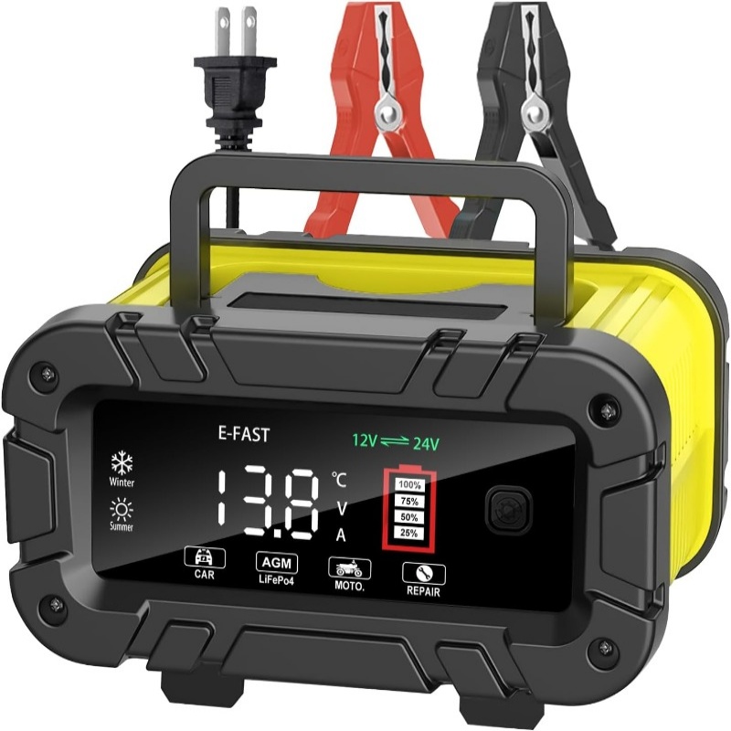 20A Batterijlader 12V/24V Slim - Smart Car Battery Charger 12V 24V 20A recensie en prijs