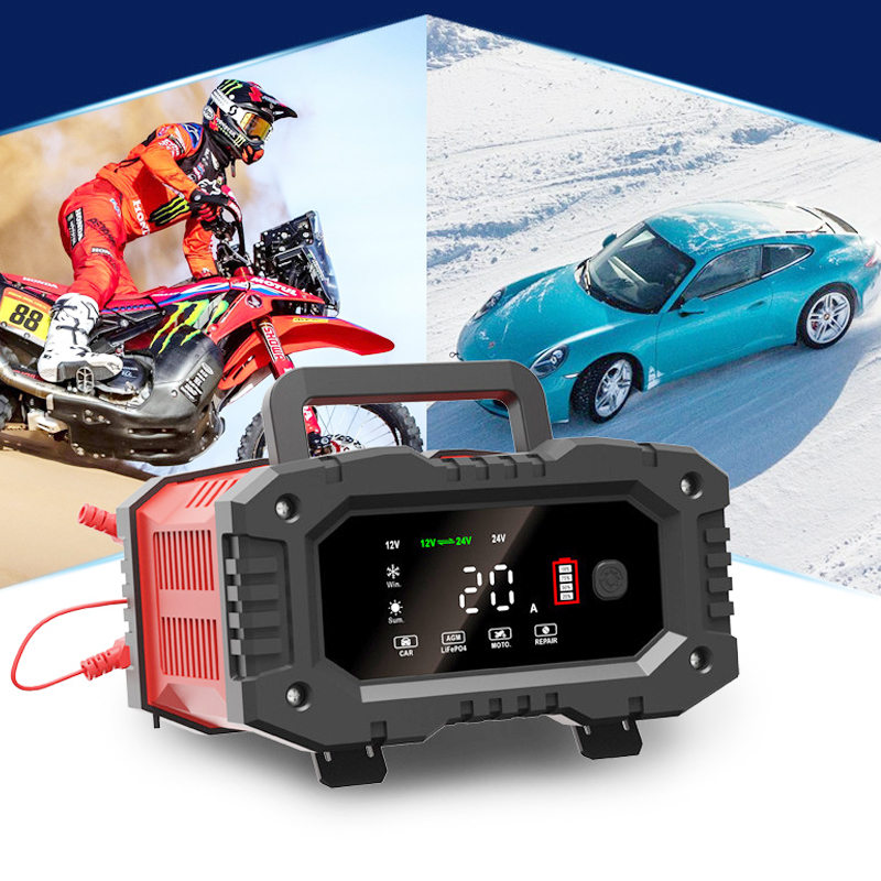Eafc 12V/24V Volautomatische A - Smart Car Battery Charger 12V 24V 20A recensie en prijs