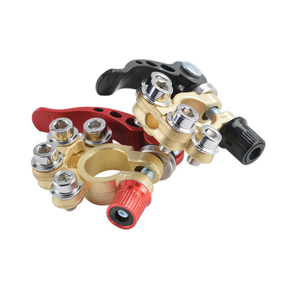 12V kabelklem voor positieve e - Battery Terminal Clamps Quick Release Brass recensie en prijs