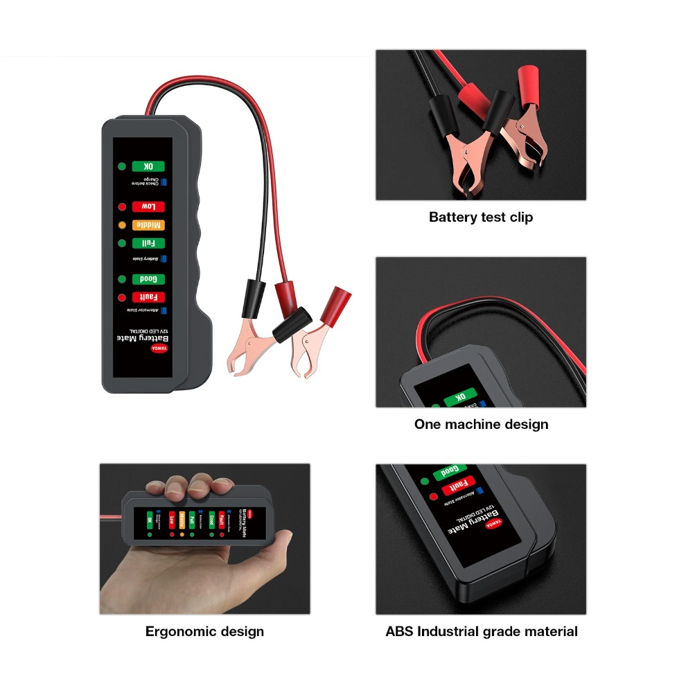 Mini 12V auto-accutester Digit - Alternator Tester Digital Diagnostic Tool recensie en prijs