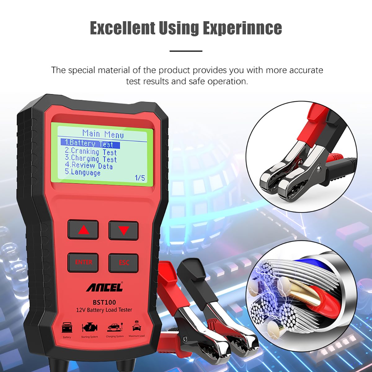 Digitale 12V Autoaccu Tester D - Car Battery Load Tester Digital Cranking recensie en prijs