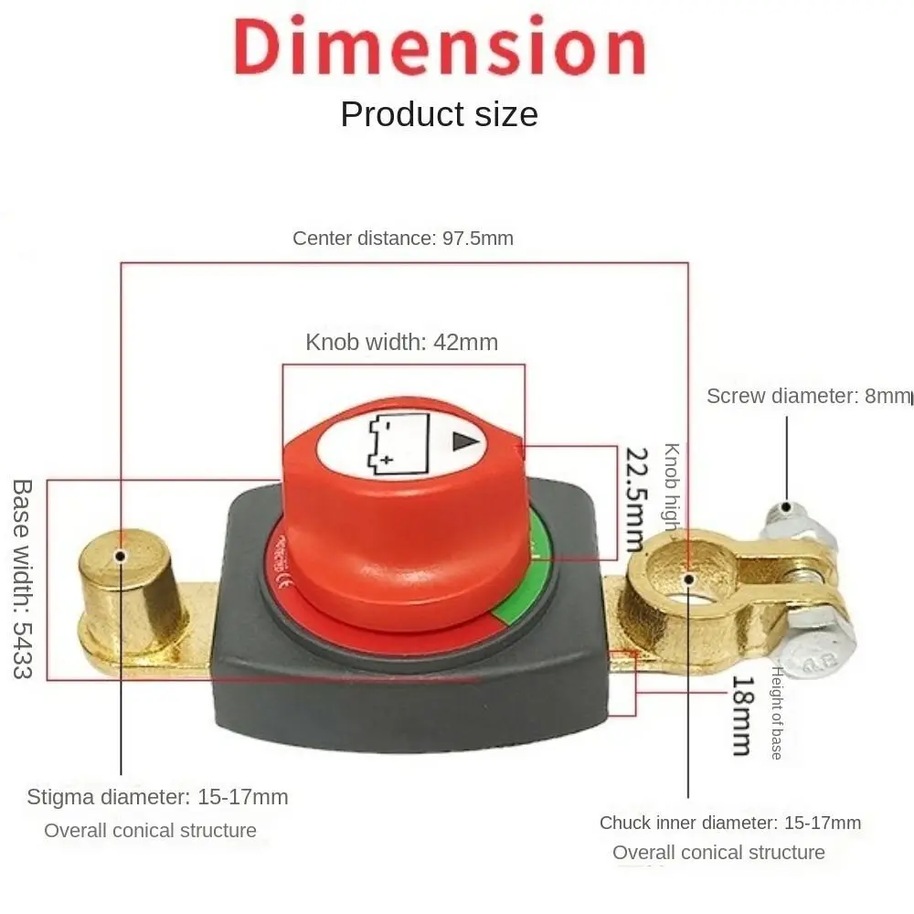 12-48V Batterij-ontkoppelingsc - Battery Disconnect Switch Master Cut Off recensie en prijs