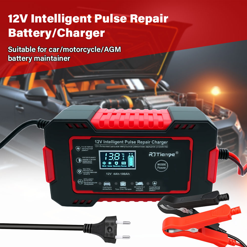 20A/10A Auto Motorfiets Accu L - Smart Car Battery Charger 12V 24V 20A recensie en prijs