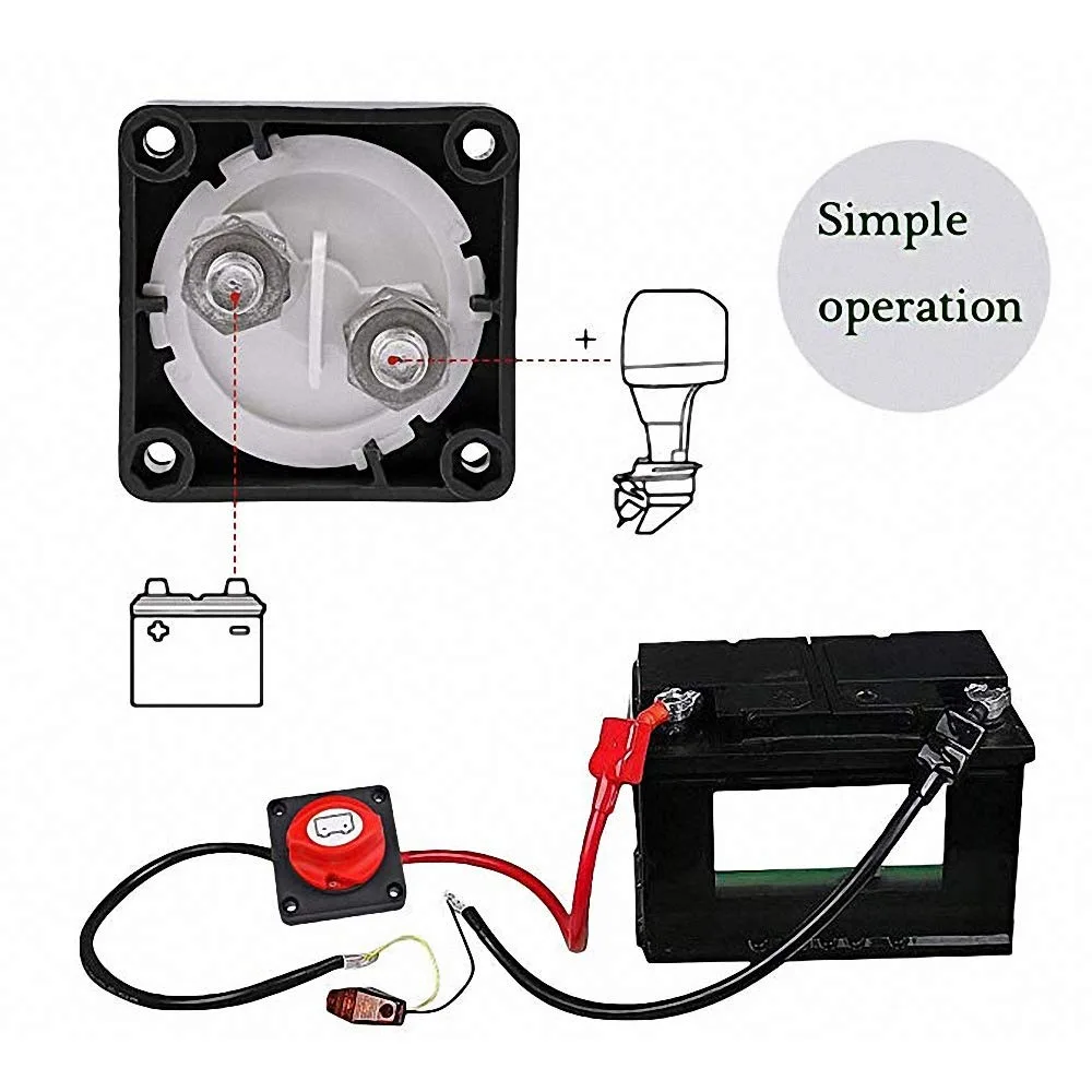Voor 12V 600A Master Disconnec - Battery Disconnect Switch Master Cut Off recensie en prijs
