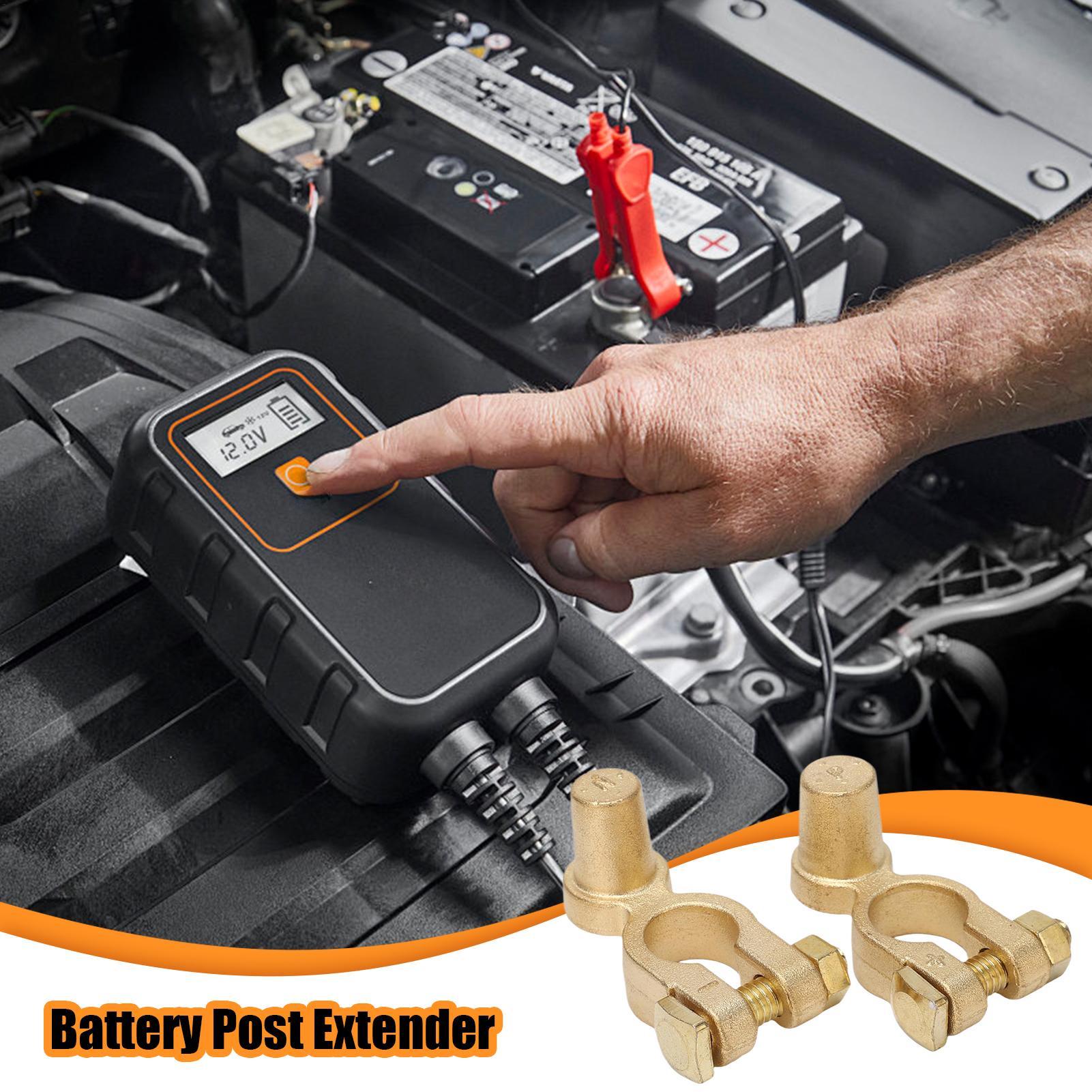 1 paar auto positieve en negat - Battery Terminal Clamps Quick Release Brass recensie en prijs