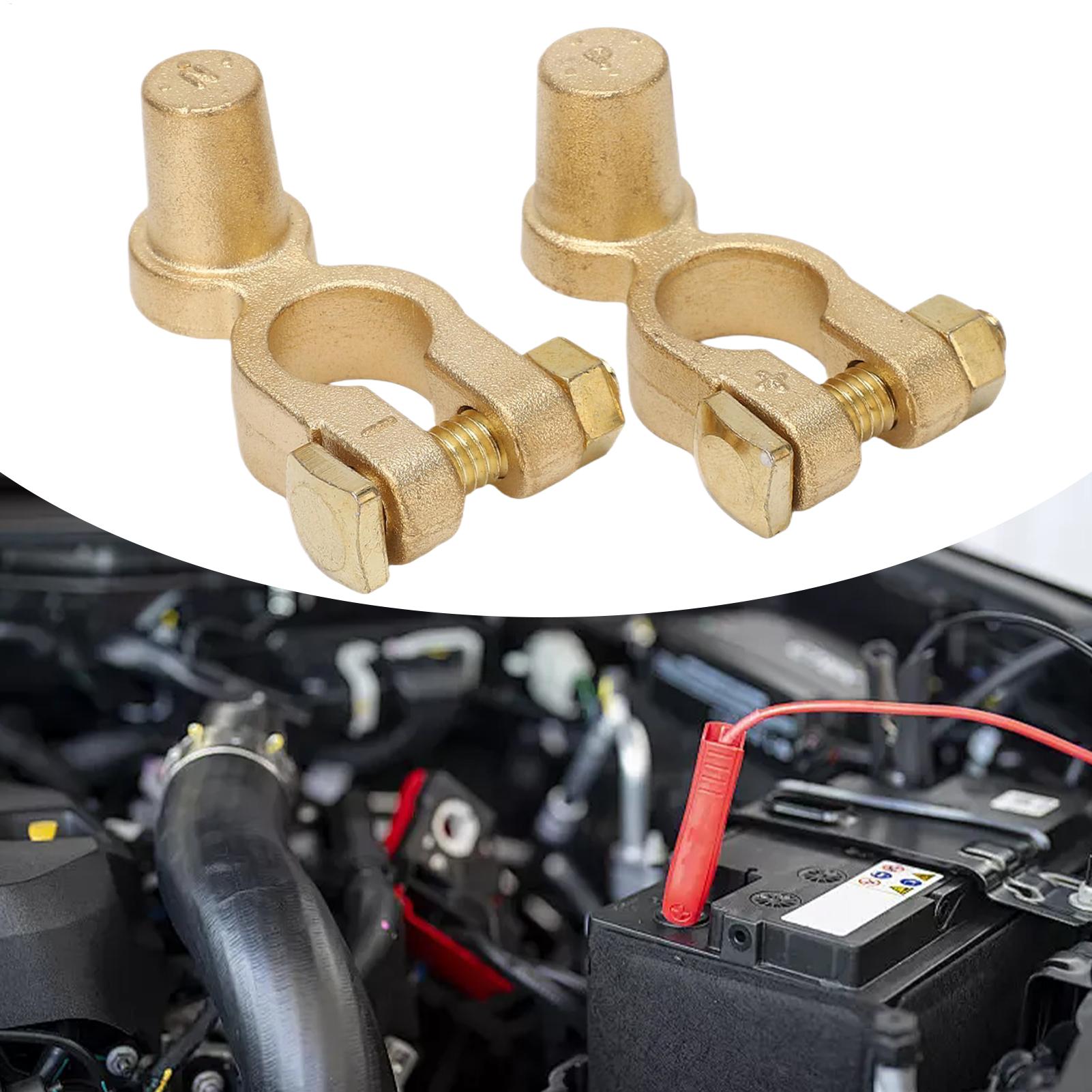 1 paar auto positieve en negat - Battery Terminal Clamps Quick Release Brass recensie en prijs