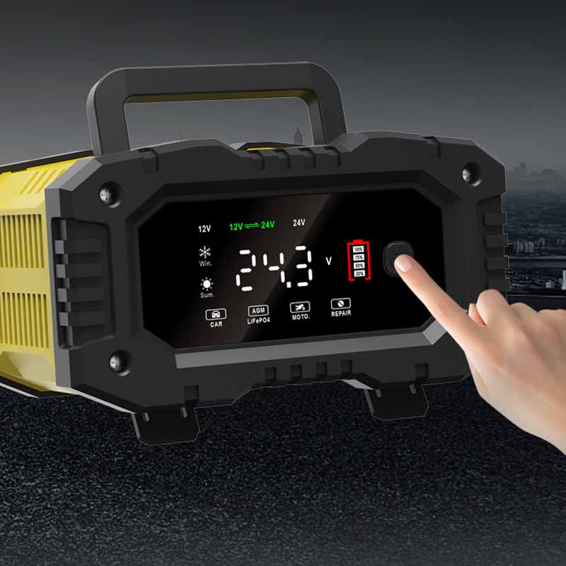 Foxsur Auto Motorfiets Acculad - Smart Car Battery Charger 12V 24V 20A recensie en prijs