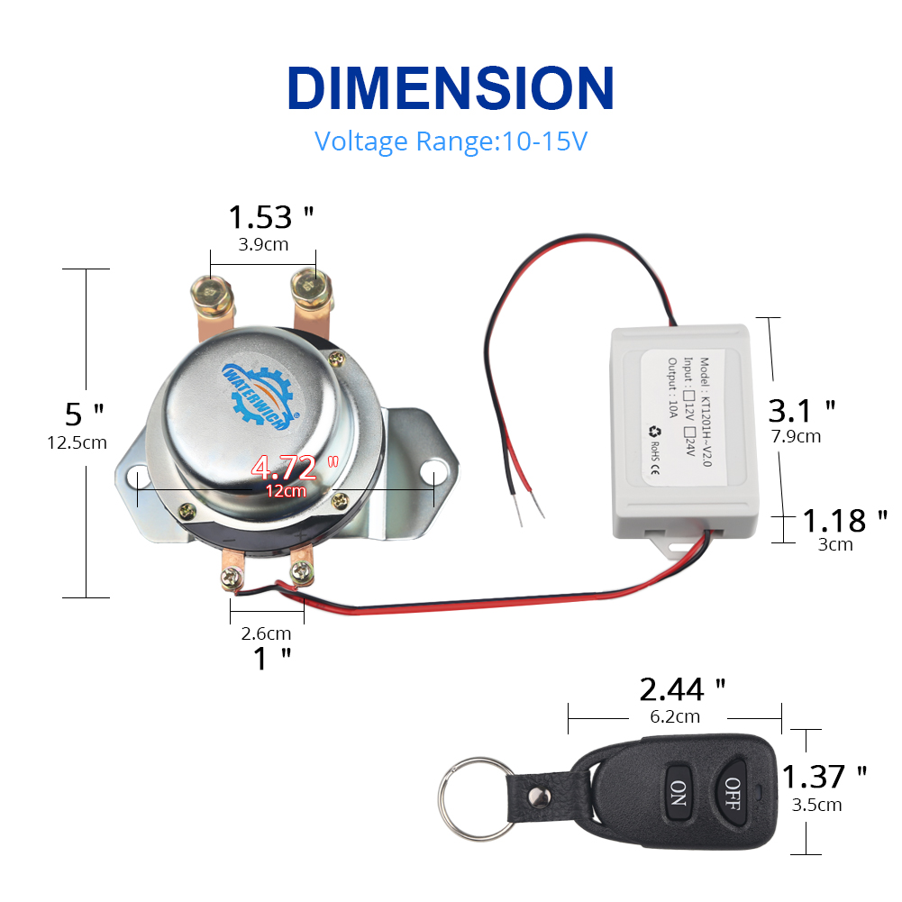 12V 24V Voeding Batterij Schak - Battery Disconnect Switch Master Cut Off recensie en prijs