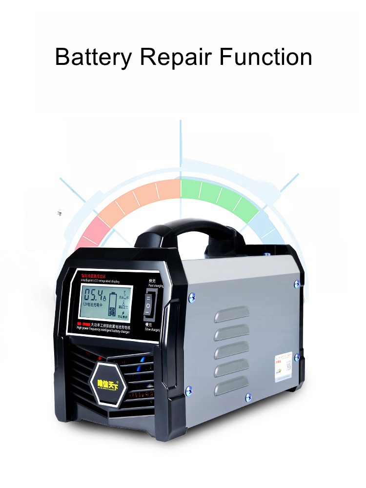 Batterijlader 12V/24V, krachti - Smart Car Battery Charger 12V 24V 20A recensie en prijs