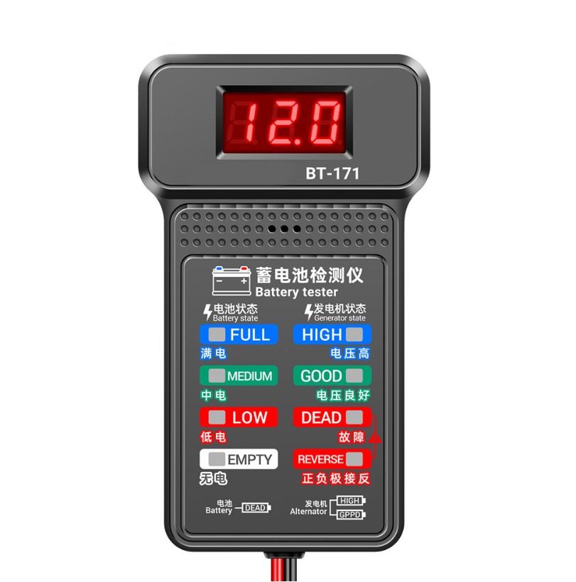 12V auto-accutester, digitale  - Car Battery Load Tester Digital Cranking recensie en prijs