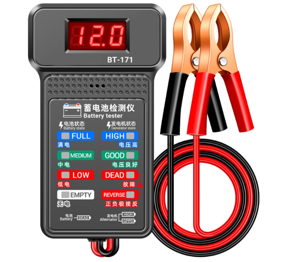 12V auto-accutester, digitale  - Car Battery Load Tester Digital Cranking recensie en prijs