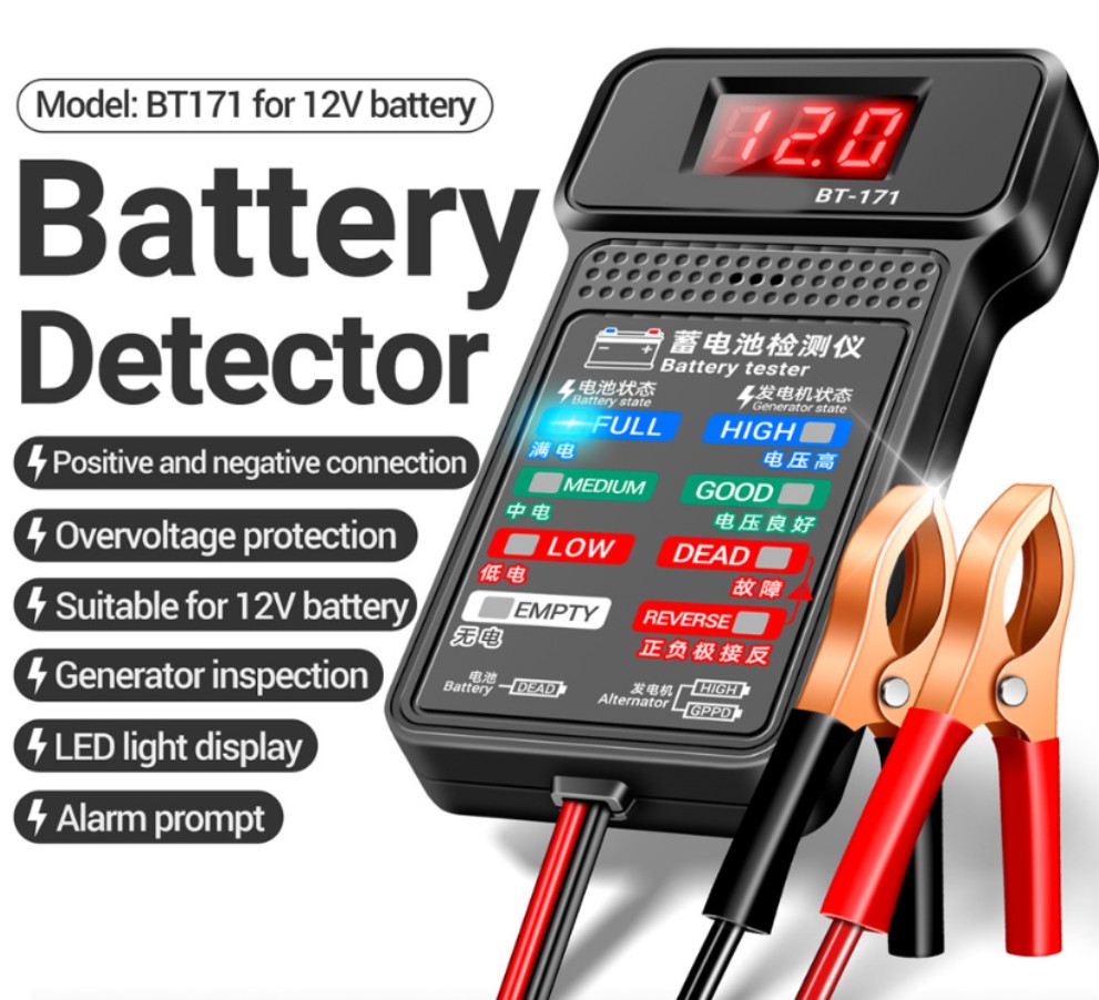 12V auto-accutester, digitale  - Car Battery Load Tester Digital Cranking recensie en prijs