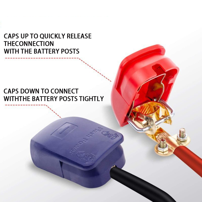 1 paar auto-accuklemmen, snelk - Battery Terminal Clamps Quick Release Brass recensie en prijs
