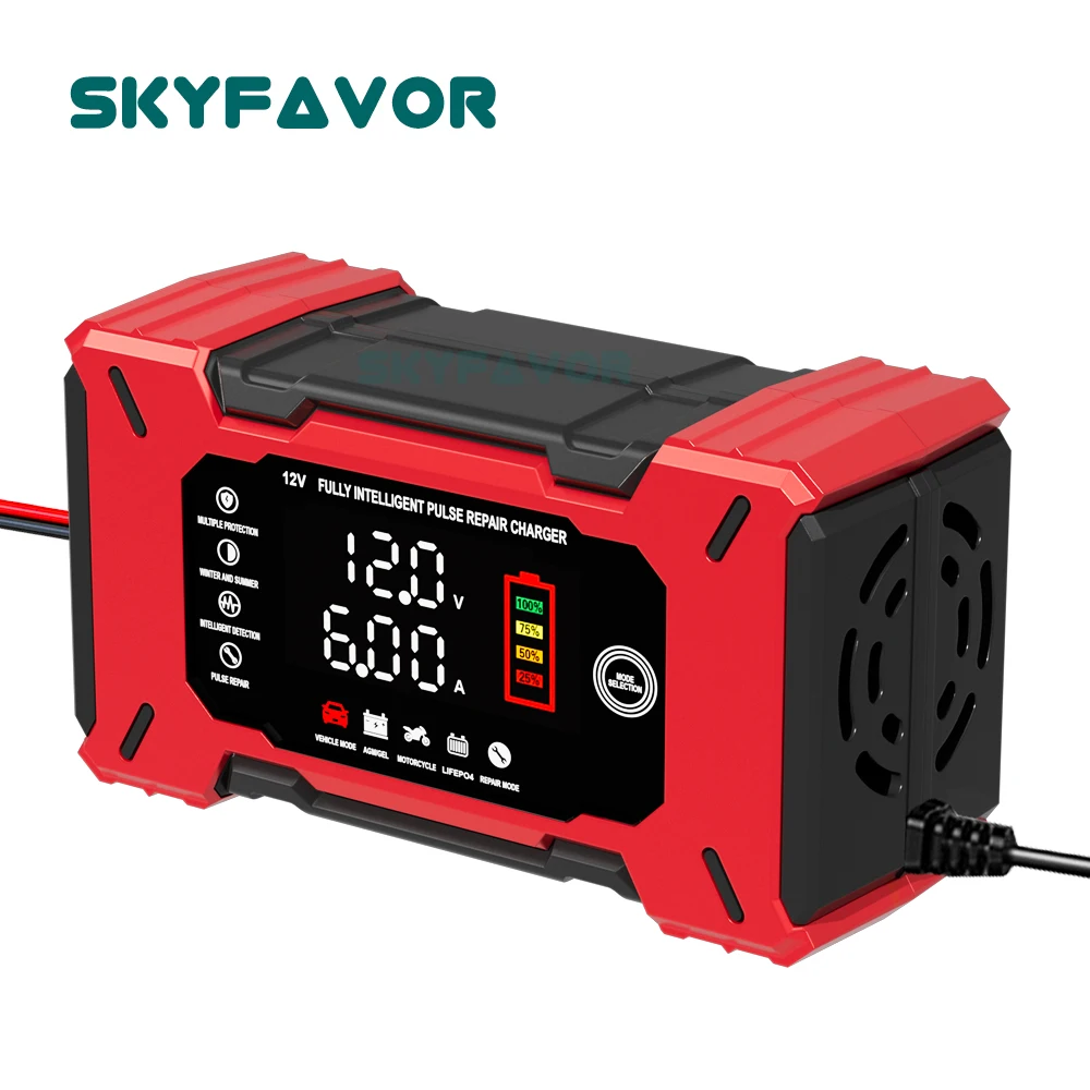 Automatische slimme 12V accuop - Lifepo4 Battery Charger Smart Automatic recensie en prijs