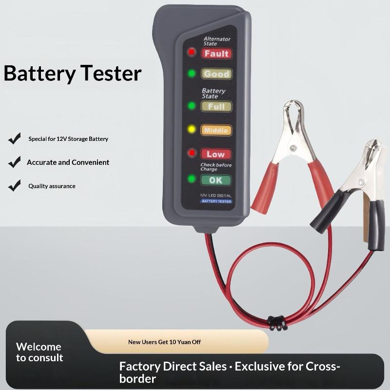 Mini 12V auto-accutester, digi - Alternator Tester Digital Diagnostic Tool recensie en prijs