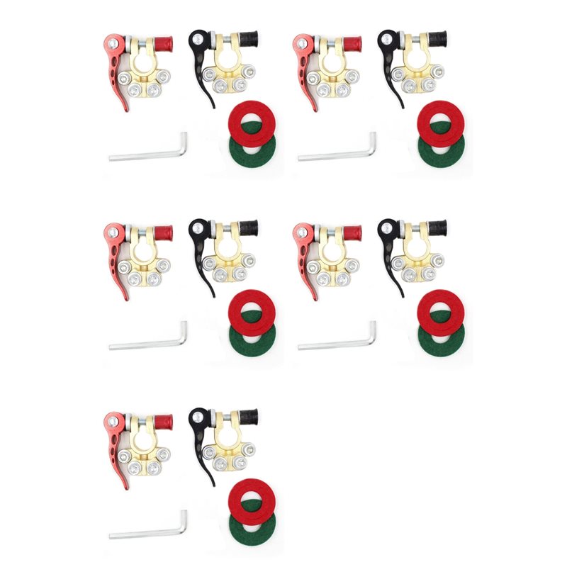 M49K-10X 12V 24V Autoaccu Klem - Battery Terminal Clamps Quick Release Brass recensie en prijs