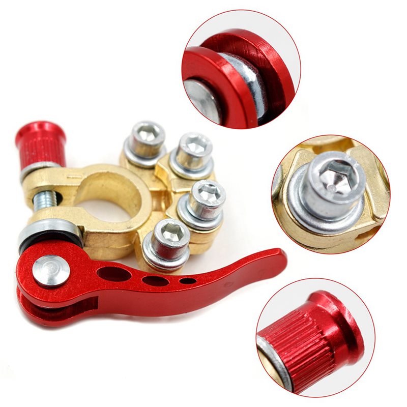 M49K-10X 12V 24V Autoaccu Klem - Battery Terminal Clamps Quick Release Brass recensie en prijs