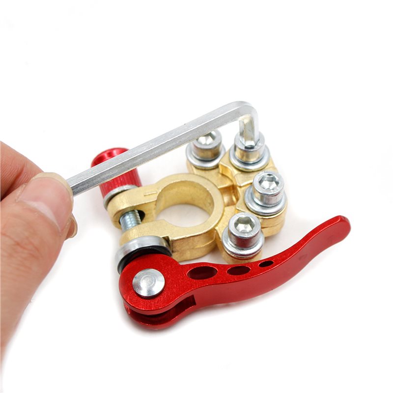 M49K-10X 12V 24V Autoaccu Klem - Battery Terminal Clamps Quick Release Brass recensie en prijs