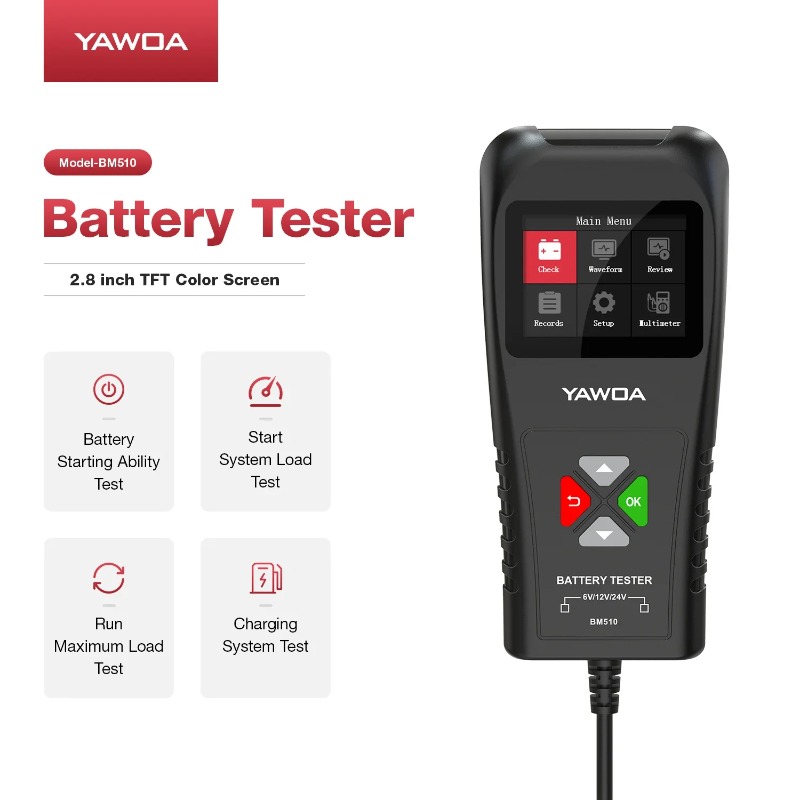 Auto-accutester 3in1 Automotiv - Car Battery Load Tester Digital Cranking recensie en prijs
