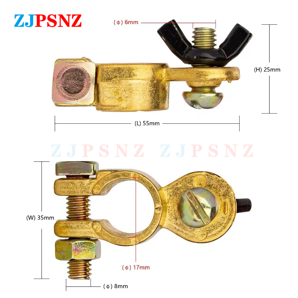 Autoaccu-aansluitklem Positiev - Battery Terminal Clamps Quick Release Brass recensie en prijs