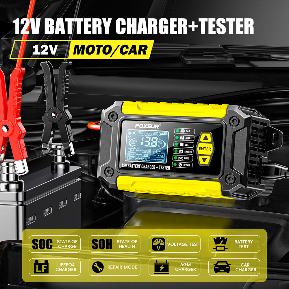 2 in 1 slimme auto-acculader s - Lifepo4 Battery Charger Smart Automatic recensie en prijs