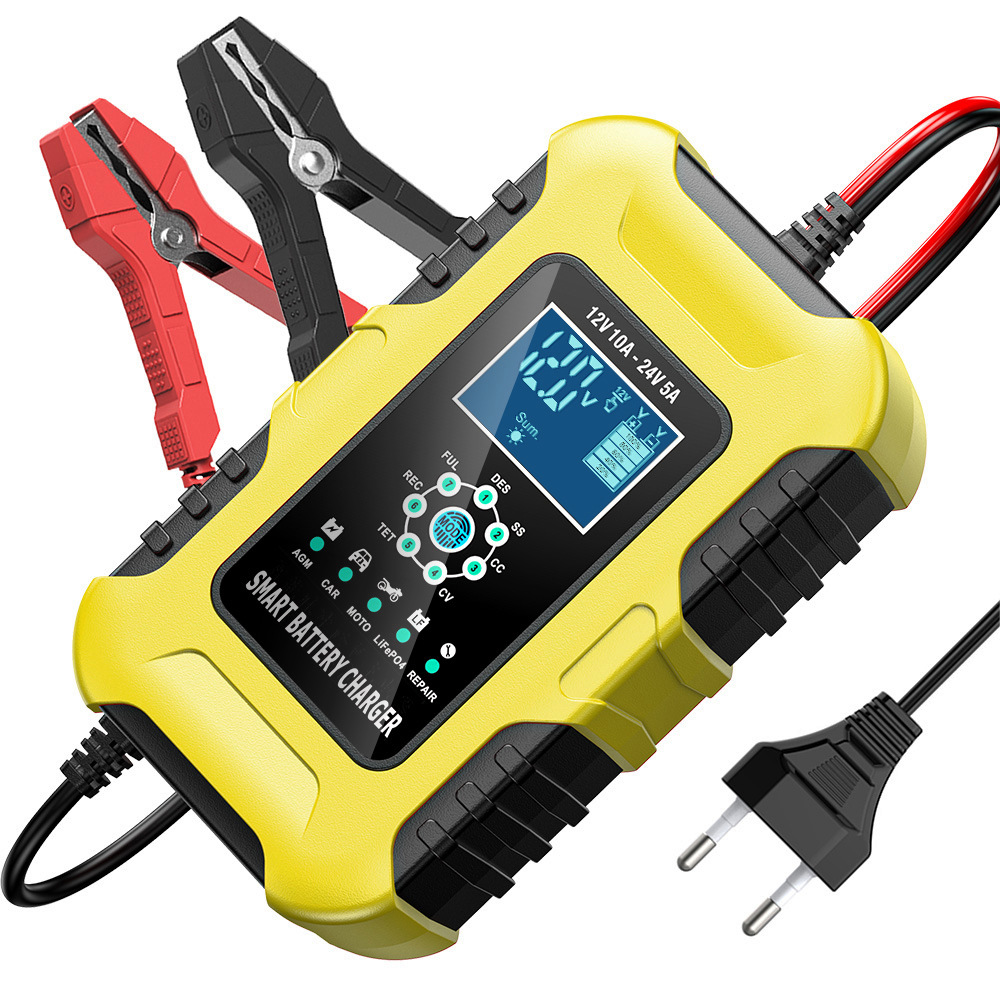 FOXSUR Auto-acculaders 12V/10A - Car Battery Trickle Charger Maintainer 5A recensie en prijs