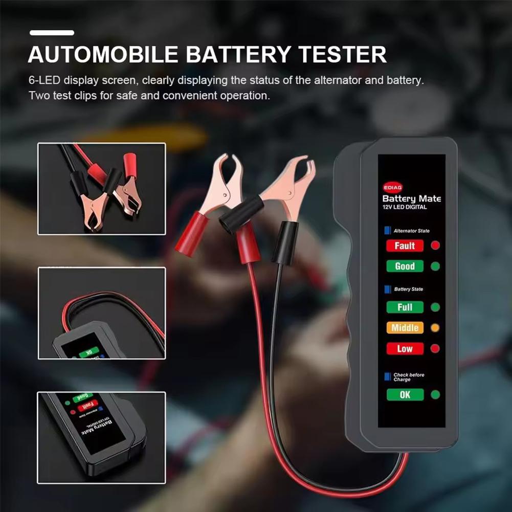 Auto-accu-tester 12V Digitale  - Alternator Tester Digital Diagnostic Tool recensie en prijs
