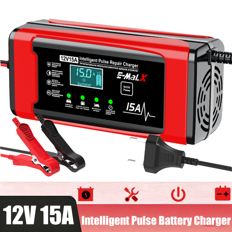 EU-stekker 12V 15A slimme batt - Lifepo4 Battery Charger Smart Automatic recensie en prijs