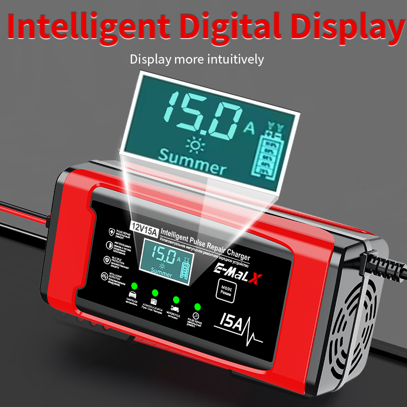 EU-stekker 12V 15A slimme batt - Lifepo4 Battery Charger Smart Automatic recensie en prijs