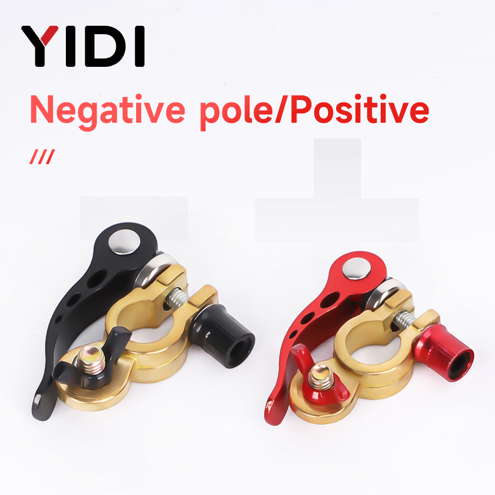 1 paar accuklemmen met snelkop - Battery Terminal Clamps Quick Release Brass recensie en prijs