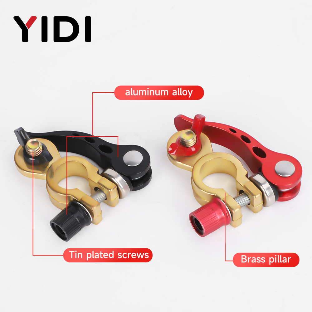 1 paar accuklemmen met snelkop - Battery Terminal Clamps Quick Release Brass recensie en prijs